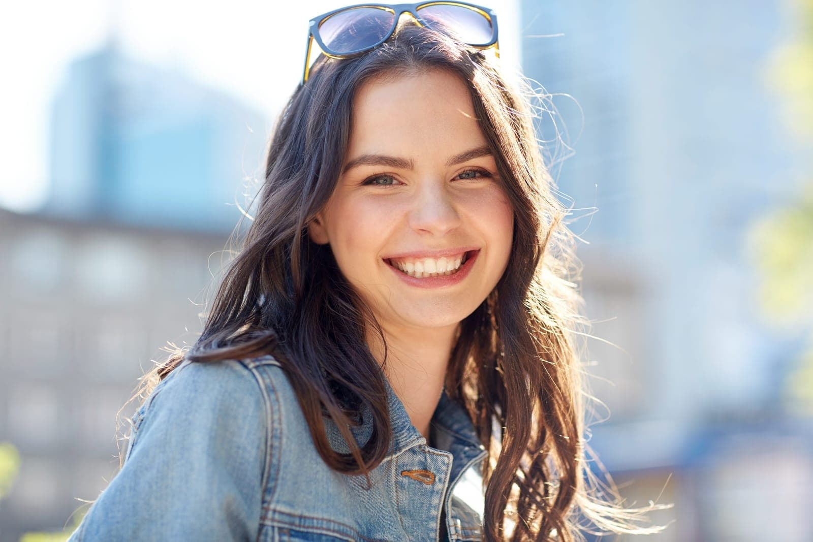 Young woman smiling